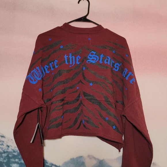 Spirit Jersey Cropped Sweatershirt - Picture 1 of 4